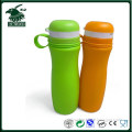 Factory made silicone material collapsible water bottle